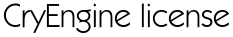 CryEngine license